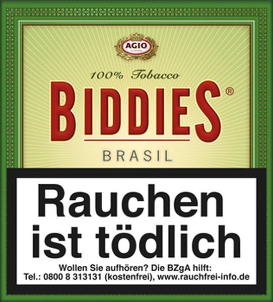 Biddies Zigarren/Zigarillos Brs. (Schachtel á 20 Stück)