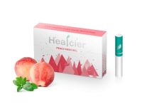 Healcier Pfeifentabak Healicier Peach Menthol ohne Nikotin Tee-Heatsticks (10x20 )