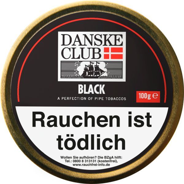 Danske Club Pfeifentabak Black Ds (Dose á 100 gr.)