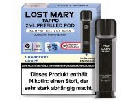 Lost Mary Tappo Pod Cranberry Grape 20mg. (2 Stk.)