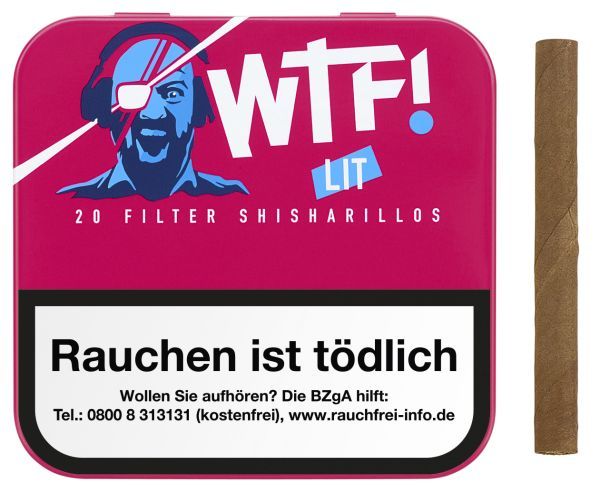 WTF! Zigarren/Zigarillos Lit 363/20 ( Rot ) (Schachtel á 20 Stück)