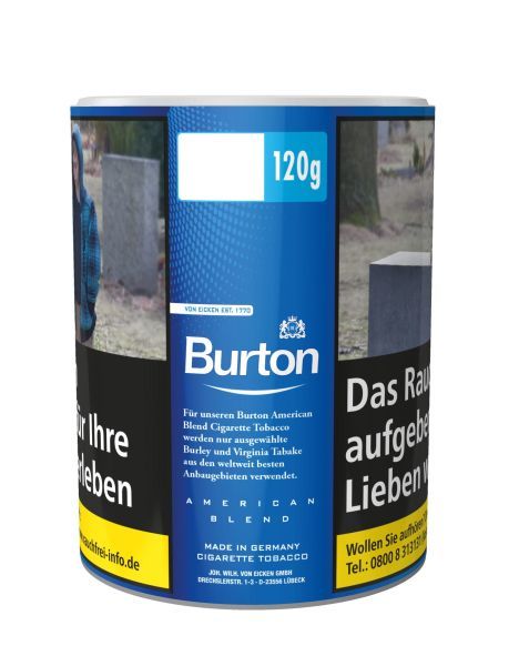 Burton Feinschnitt Tob. Blue Ds. (Dose á 120 gr.)