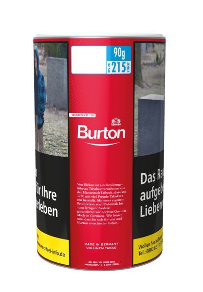 Burton Feinschnitt Vol.Tob. Full Fl.XXL Ds. (Dose á 90 gr.)