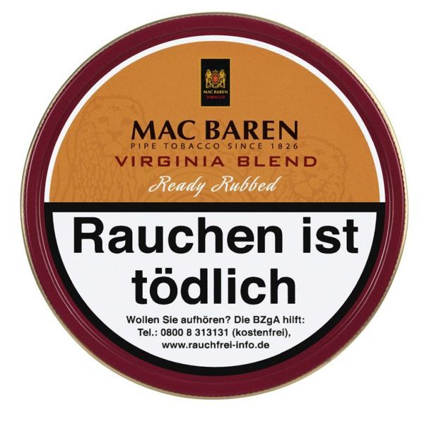 Mac Baren Pfeifentabak McB Virginia Blend Ds. (Dose á 100 gr.)