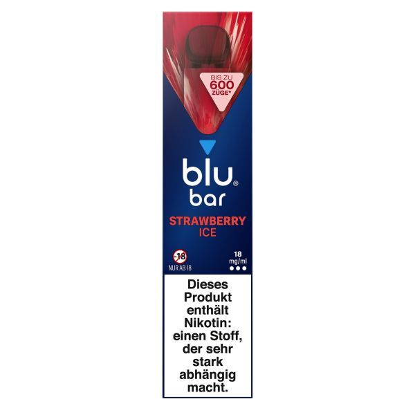 blu bar Strawberry Ice 18mg/ml (1 Schachtel)