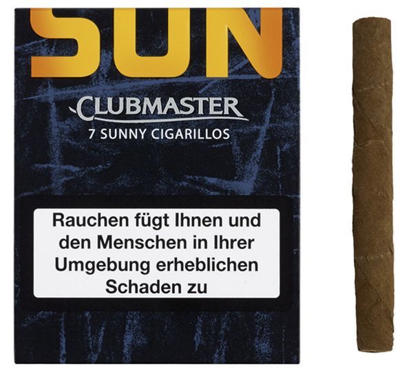 Clubmaster Zigarren/Zigarillos SUN Cgllo 380 (Schachtel á 7 Stück)