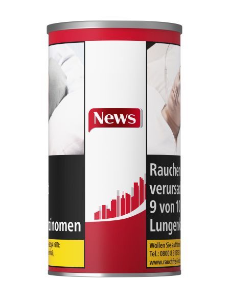 - Feinschnitt News Red Vol. Tob. Ds. (Dose á 110 gr.)