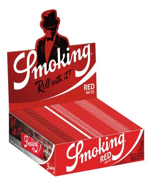 Pap Smoking Red Long 25 Bü. (25 x 33 Stk.)