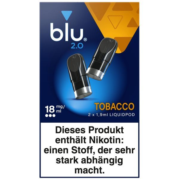 blu 2.0 Pod Tobacco 18mg/ml (2 Stück)