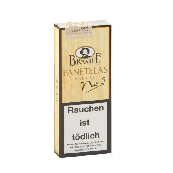 Villiger Zigarren/Zigarillos Braniff Nr.5 (Schachtel á 10 Stück)