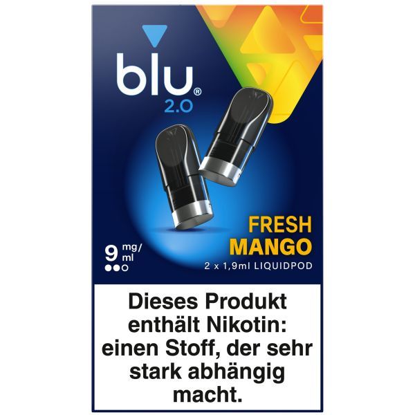 blu 2.0 Pod Fresh Mango 9mg/ml (2 Stück)