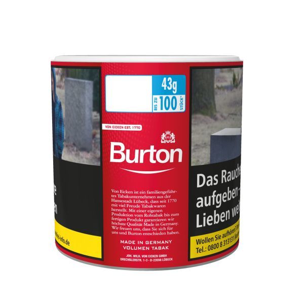 Burton Feinschnitt Vol.Tob. Full Fl. Ds. (Dose á 43 gr.)