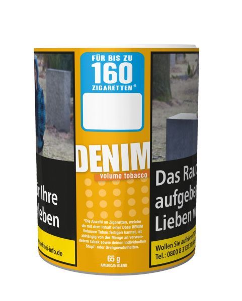 Denim Feinschnitt Vol.Tobacco XL Ds. (Dose á 65 gr.)