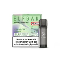 - ElfBar Elfa Pod Cranberry Grape 20mg. (2 Stk.)