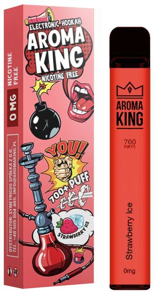 Aroma King Shisha2Go 0mg Erdbeer Ice (1 Stk.)