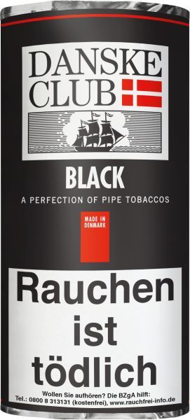 Danske Club Pfeifentabak Black Pg. (Beutel á 50 gr.)