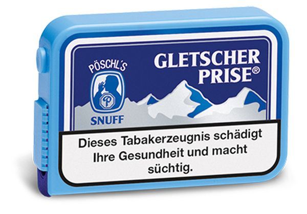 Gletscherprise Pfeifentabak Gletscher Prise Blau Snuff (Dose á 10 gr.)