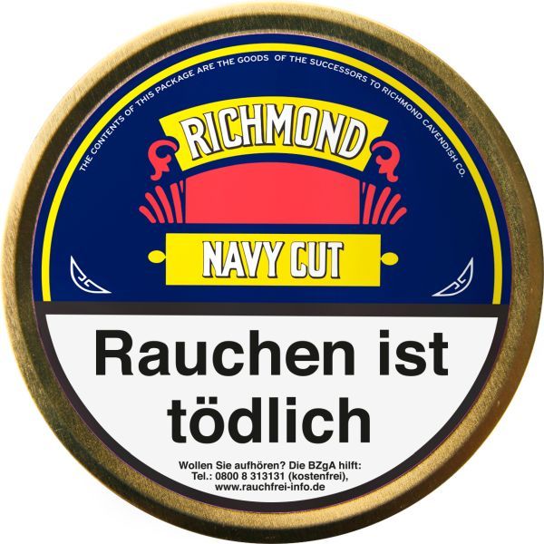 Richmond Pfeifentabak Navy Cut Ds. (Dose á 50 gr.)