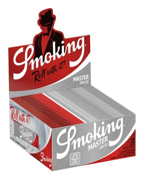 Pap Smoking Master Silber lang (50 x 33 Stk.)