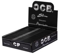 Pap. OCB Schwarz Long Slim 25er (25 x 32 Stück)