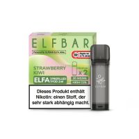 - ElfBar Elfa Pod Strawberry Kiwi 20mg. (2 Stk.)