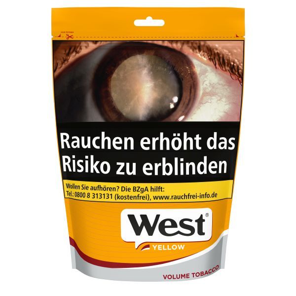 - Feinschnitt West Yellow Vol.Tob. Jumbo Beutel (Beutel á 75 gr.)