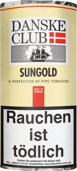 Danske Club Pfeifentabak Sungold (Vanilla) Pg. (Beutel á 50 gr.)