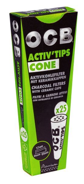 OCB Activ Tips Cone 25er (25 Stk.)