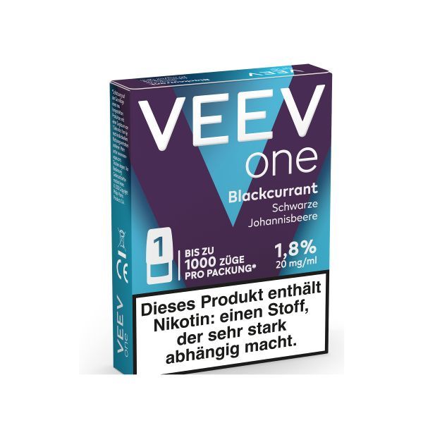 VEEV One Pods Blackcurrant 1er (1 Schachtel)