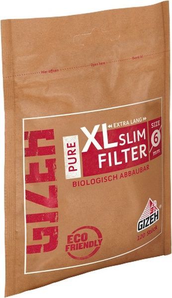 Gizeh Pure XL Slim Filter (120 Stück)