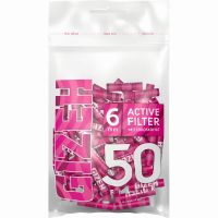 Gizeh Pink Active Filter 6mm 50er (50 Stk.)