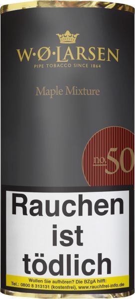 W.O. Larsen Pfeifentabak WOL Maple Mixt. No.50 Pg. (Beutel á 50 gr.)