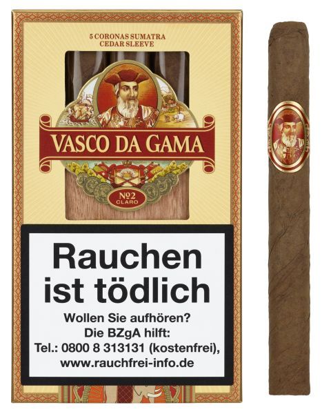 Vasco da Gama Zigarren/Zigarillos Vasco Da Gama 922 Sum.5er (Schachtel á 5 Stück)