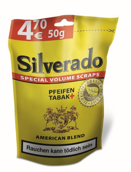 - Pfeifentabak Silverado Vol.Pfeifentabak ( á 50 Stk.)