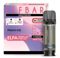 ElfBar Elfa Pod Peach Ice Zero/ 0mg. (2 Stk.)