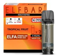 ElfBar Elfa Pod Tropical Fruit Zero/ 0mg. (2 Stk.)