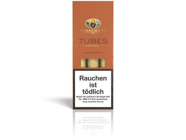 Dannemann Zigarren/Zigarillos Tubes Havanna (Schachtel á 3 Stück)