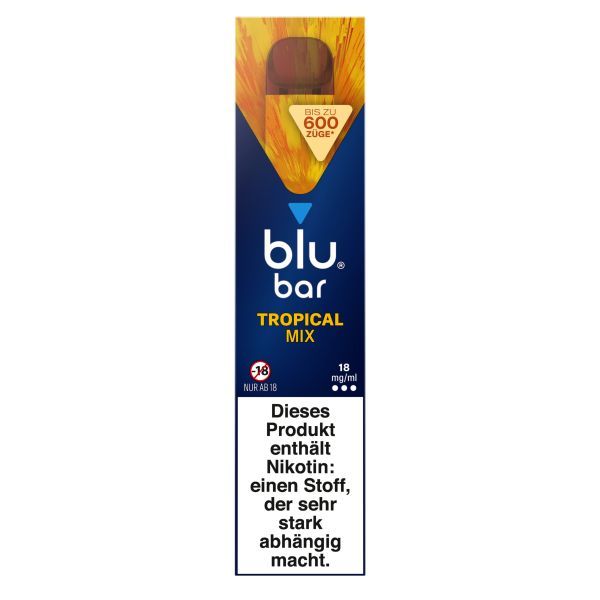 blu bar Tropical Mix 18mg/ml (1 Schachtel)