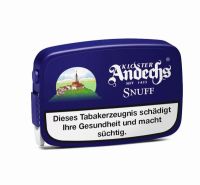 Pöschl Pfeifentabak Andechs Snuff (Dose á 10 gr.)