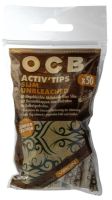 OCB Activ Tips Slim Unbleached 7mm Limited Edit. (50 Stück)