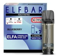 ElfBar Elfa Pod Blueberry Zero/ 0mg. (2 Stk.)