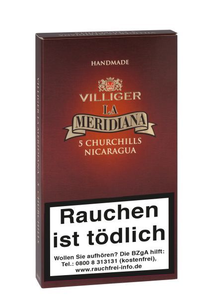 Villiger Zigarren/Zigarillos La Meridiana Churchill 5er ( á 5 Stk.)