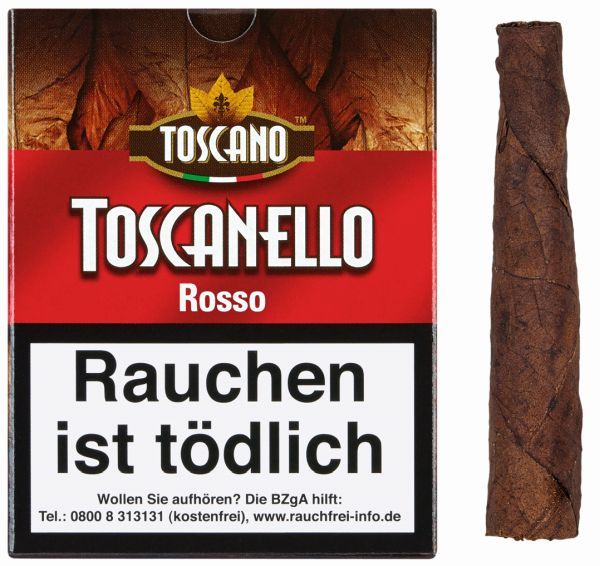 Toscano Zigarren/Zigarillos Toscanello Rosso / Caffe ( á 5 Stk.)