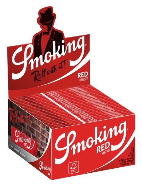 Pap Smoking Red Long 50 Bü. (50 x 33 Stk.)