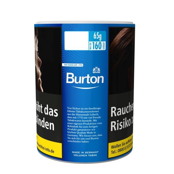 Burton Feinschnitt Vol.Tob.Blue XL Ds. (Dose á 65 gr.)