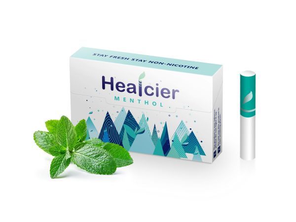 Healcier Pfeifentabak Healicier Menthol ohne Nikotin Tee-Heatsticks (10x20 )