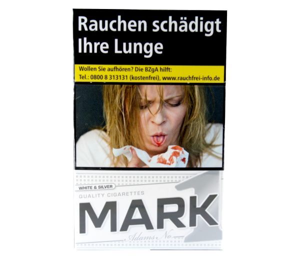 Mark 1 Zigarette Mark Ad. No1 White & Silver (10x20er)