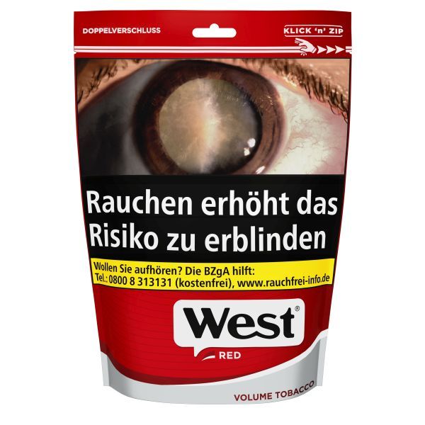 West Feinschnitt Red Vol. Tob Beutel 132 g. ( á 132 Stk.)