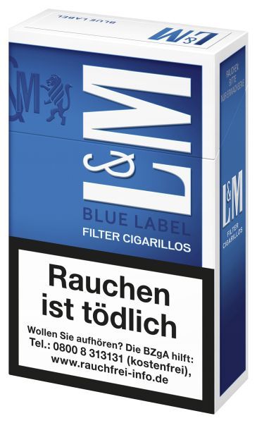 L&M Eco-Zigarillos Filter Cigarillos Blue (10x17 Stück)