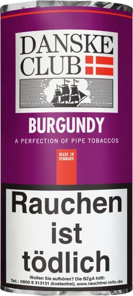 Danske Club Pfeifentabak Burgundy (Wild Berries) Pg. (Beutel á 50 gr.)